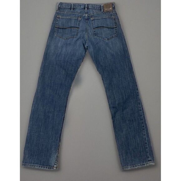 Vintage✨Lee Jeans Men's 34x34 Blue Denim Slim Fit Straight Leg Classic - Picture 4 of 5